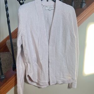 LOFT Women's Light Pink Cardigan